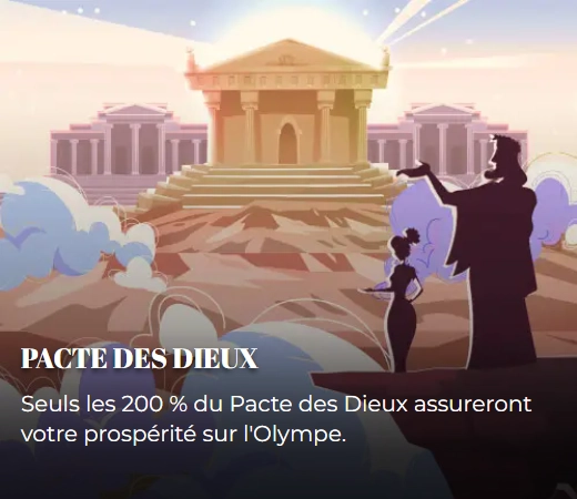 Bonus de bienvenue Olympe Casino