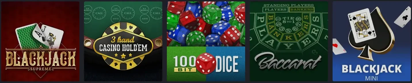 Jeux de table en direct Olympe Casino